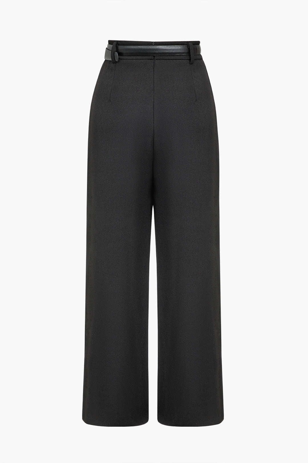 Womens Linen Wide Leg Pants 2