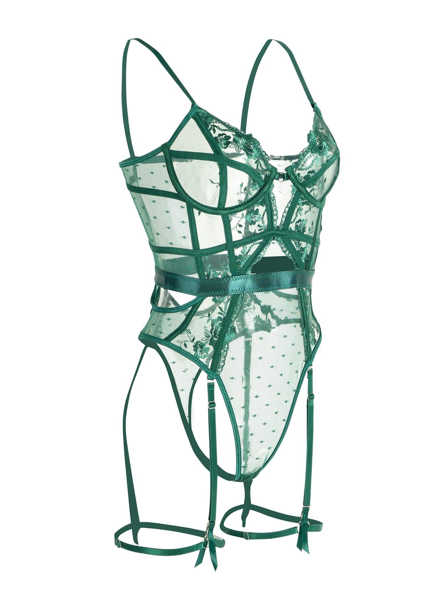 Womens Lingerie Lace Body With Underwire 8