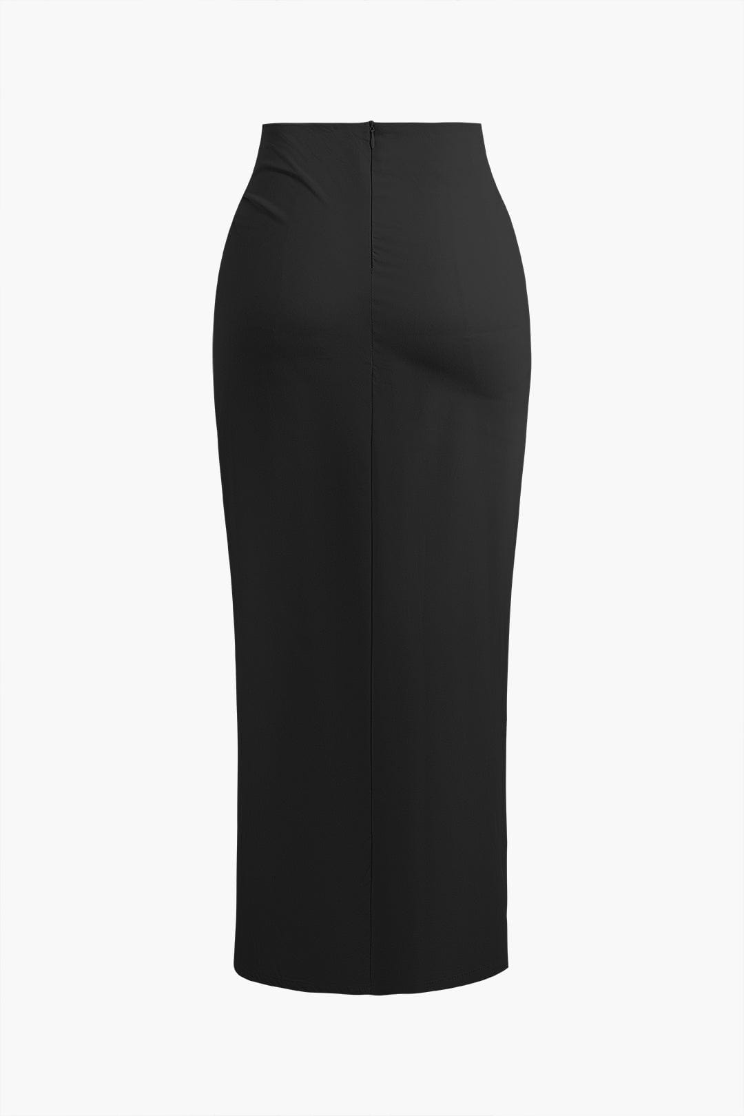 Womens Midi Dress High-Waist 4