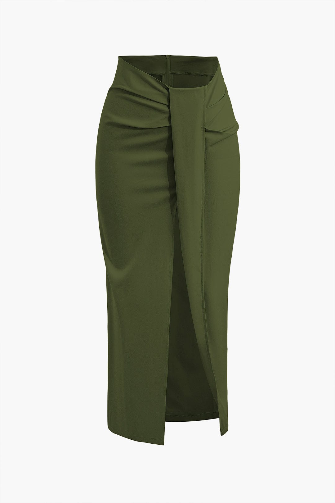 Womens Midi Dress High-Waist 7