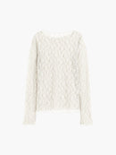 Womens Top Long Sleeve Lace Blouse for Going Out 2