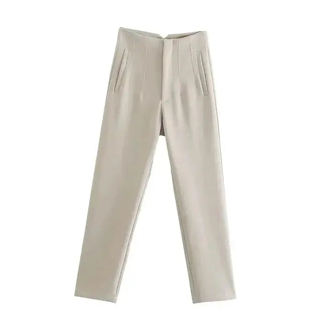 Womens Trousers High Waist 0