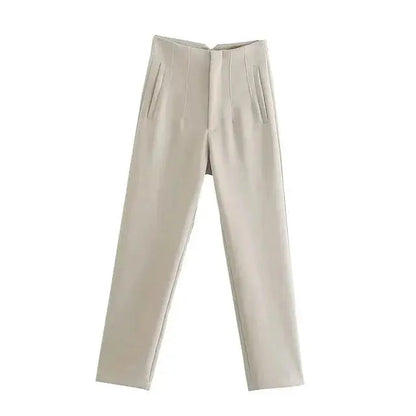 Womens Trousers High Waist 0