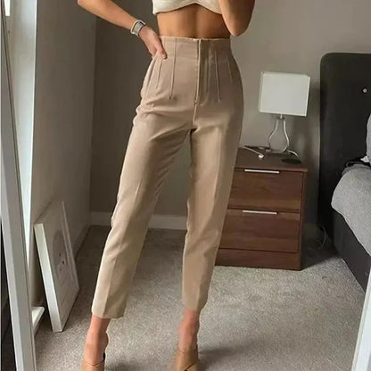 Womens Trousers High Waist 1