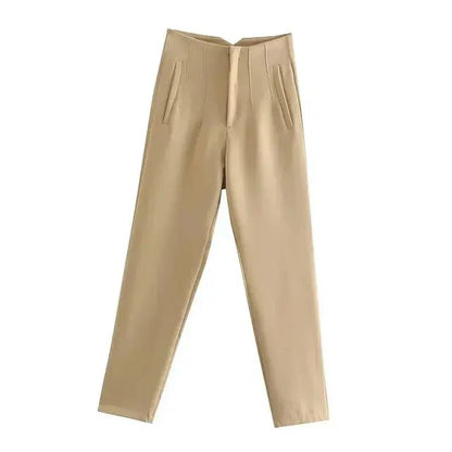 Womens Trousers High Waist 8