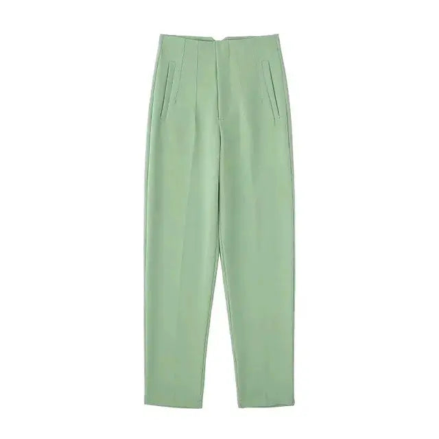 Womens Trousers High Waist 9