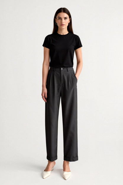 Womens Trousers With Pleats 8
