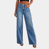 Womens Wide Leg Jeans