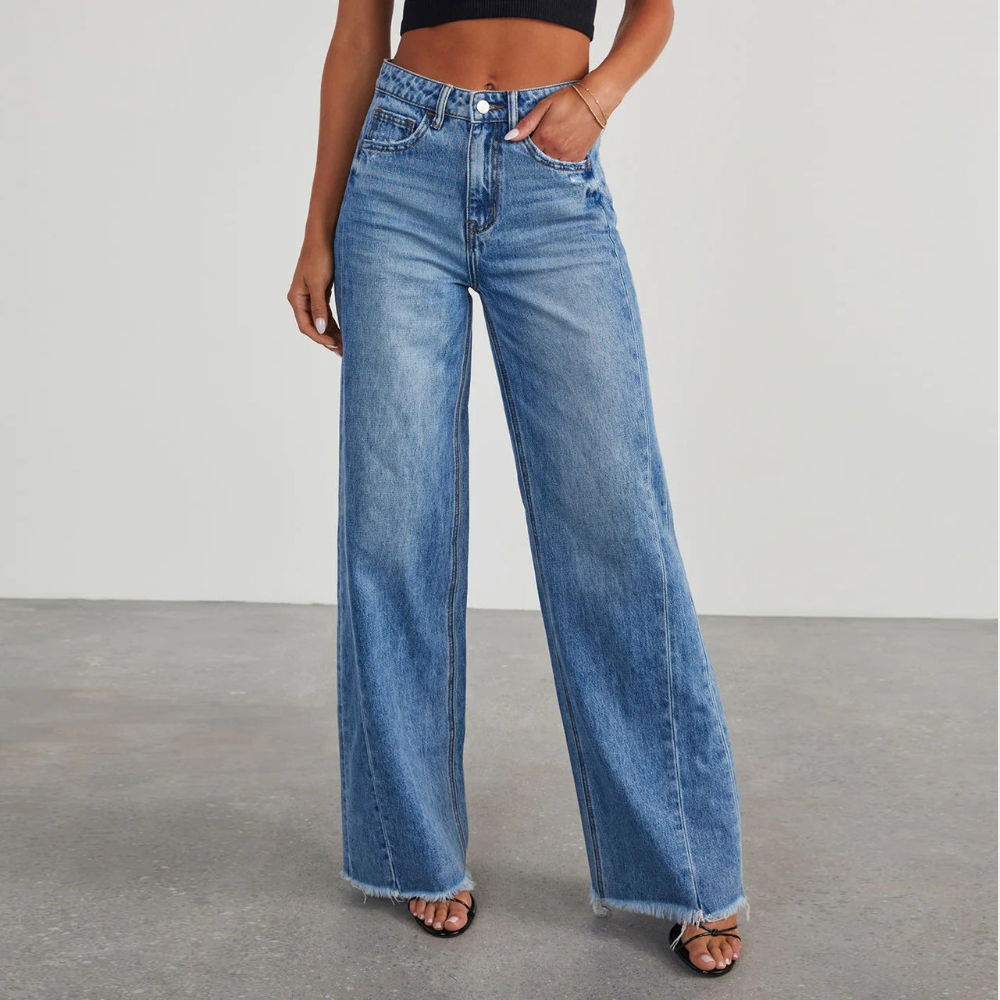 Womens Wide Leg Jeans
