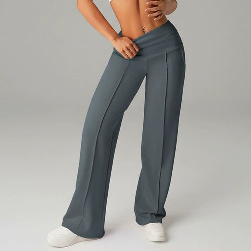 Women's Straight Leg Jogger Trousers – Casual Comfortable Everyday Pants