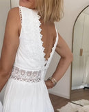 Stella™ - Comfy V-Neck Lace Tank Dress