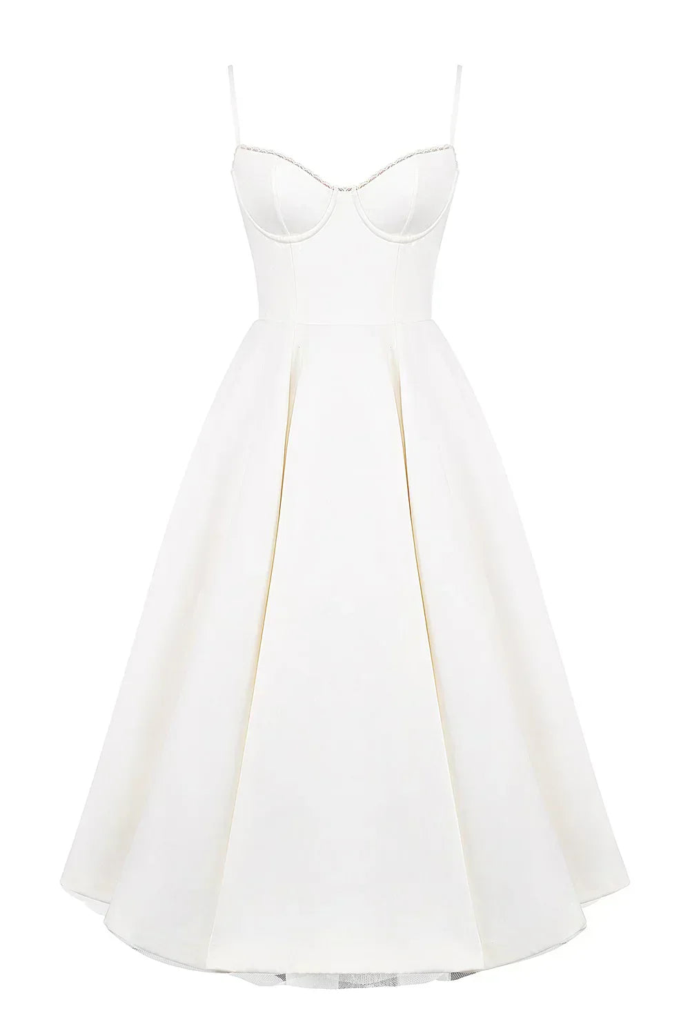 Women’s Sleeveless Corset Midi Dress - Elegant Dinner Party Style