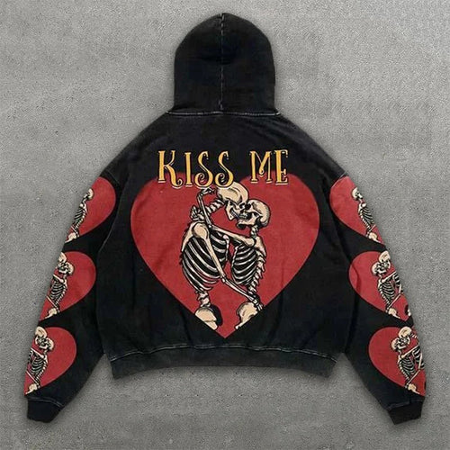 3D Graphic Oversized Hoodie