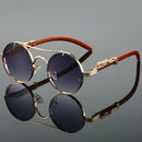 Retro Round Metal Sunglasses