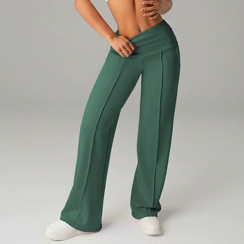 Women's Straight Leg Jogger Trousers – Casual Comfortable Everyday Pants