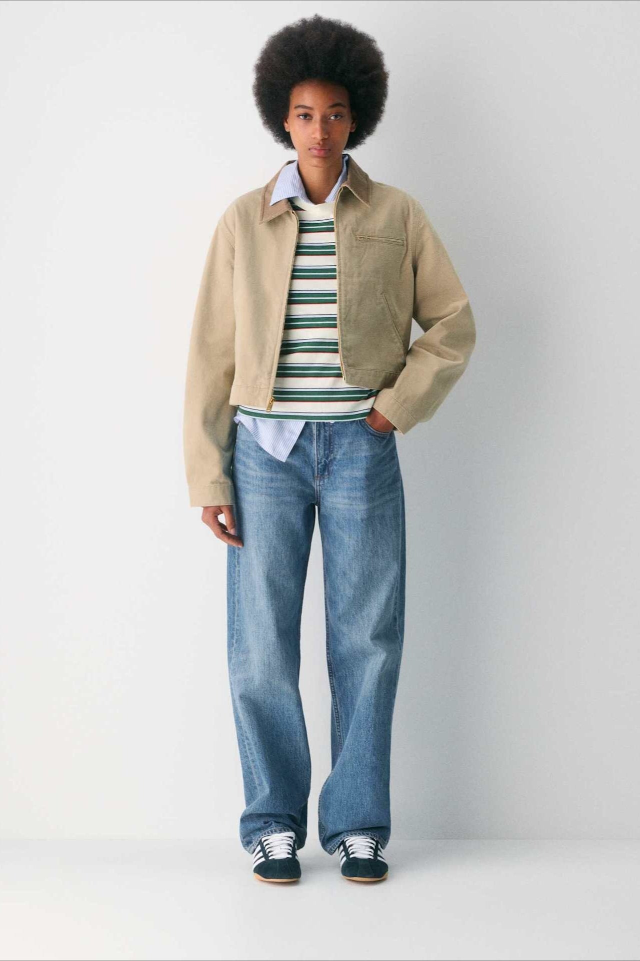 American Vintage Utility Cropped Coat