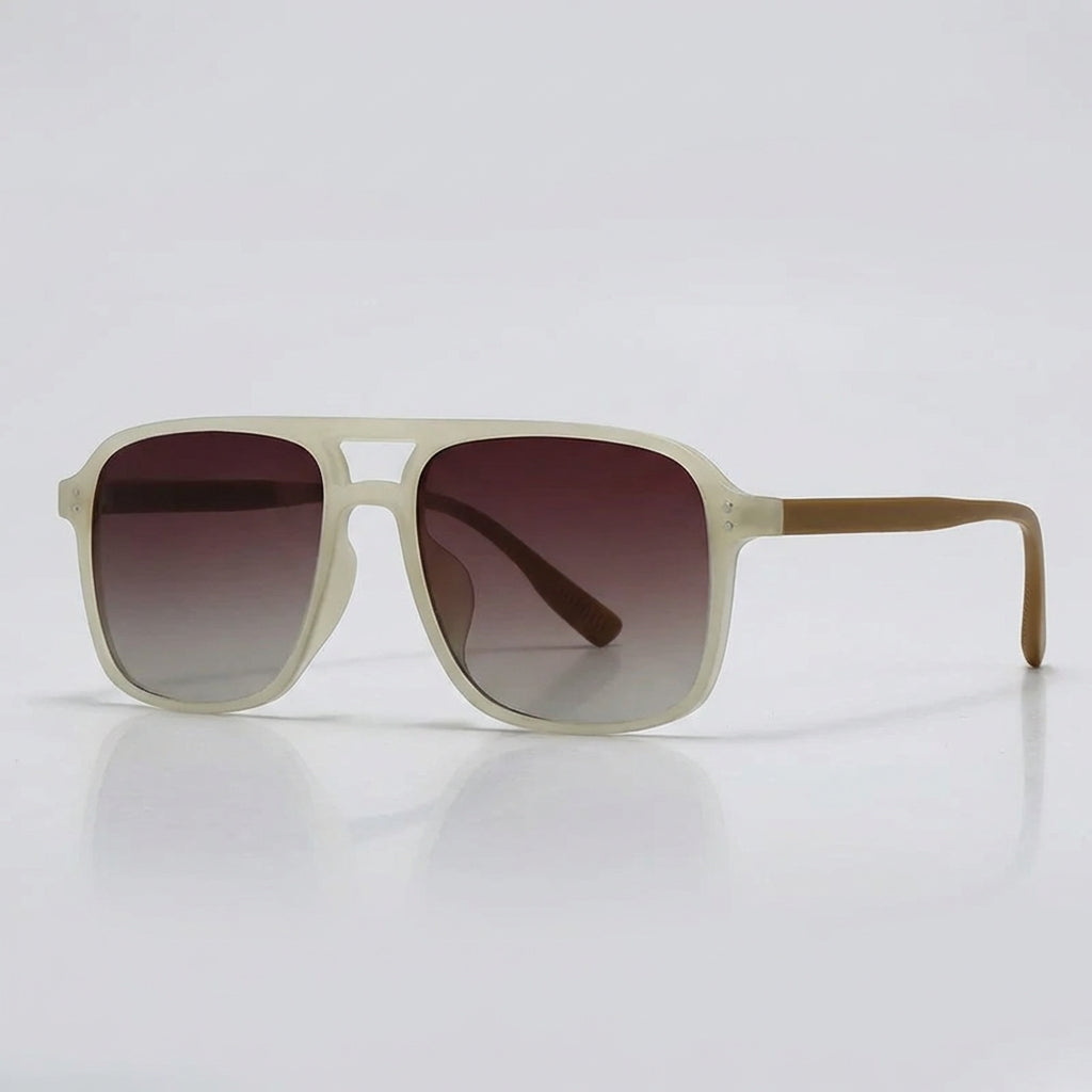 Oversized Retro Square Aviator Style Sunglasses – Chic UV Protection Eyewear