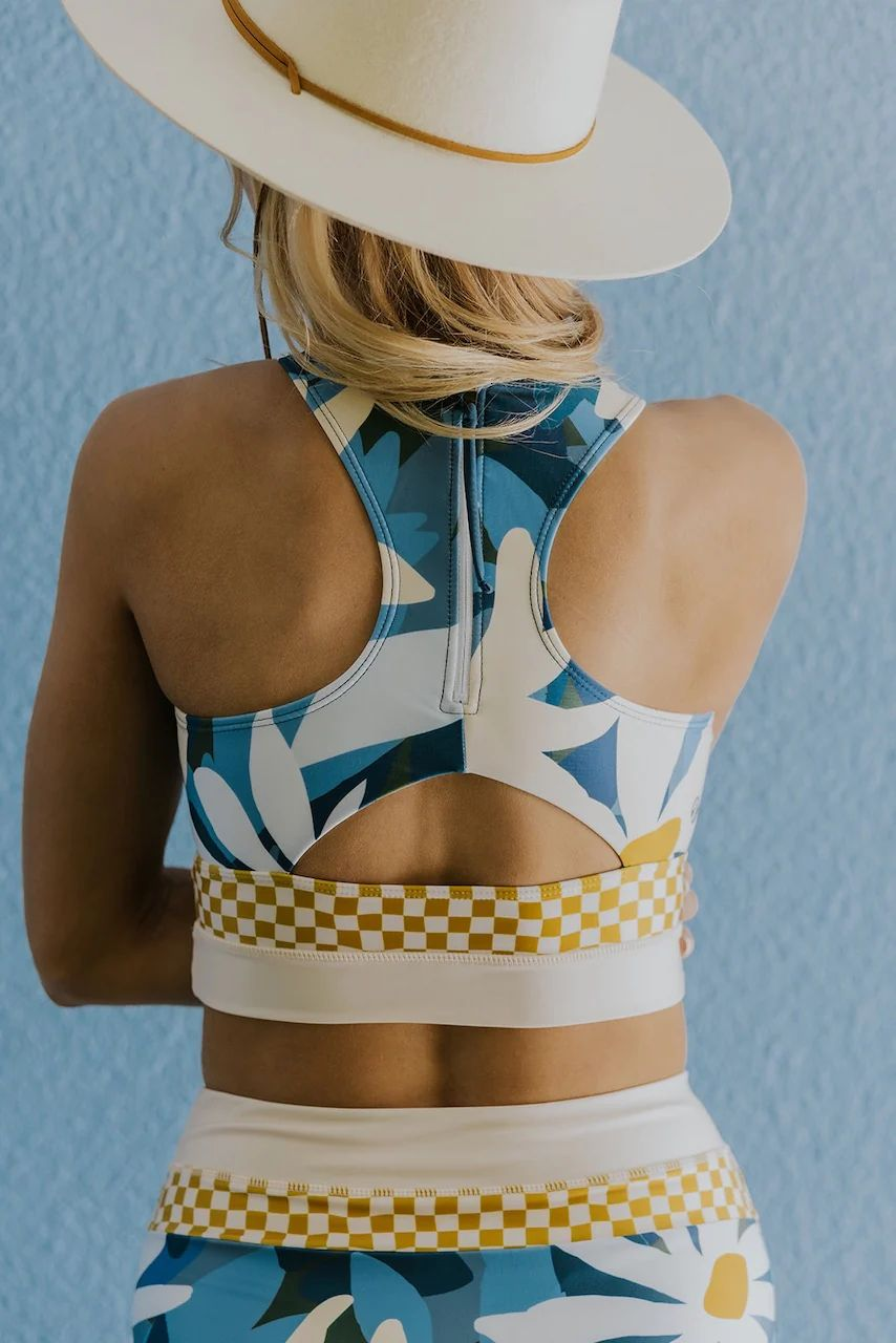 Brook Side Colour-Block Bikini Set