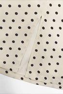 Polka Dot Slim Fit Skirt