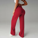 Women's Straight Leg Jogger Trousers – Casual Comfortable Everyday Pants