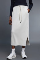 High Waist Split Straight Bodycon Midi Skirt
