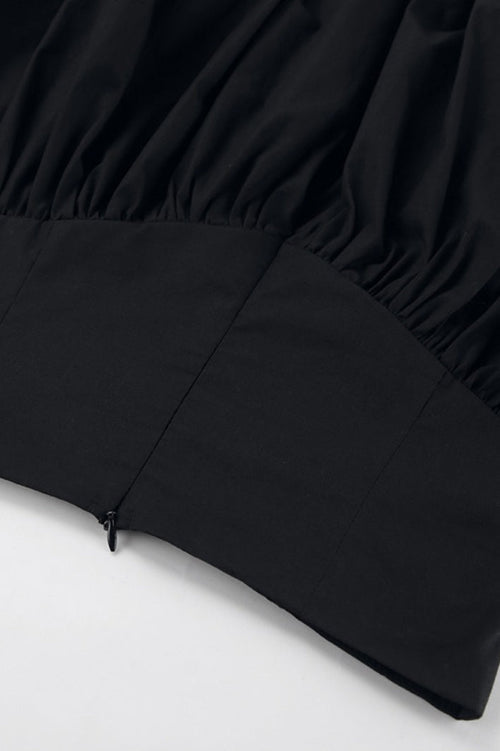 Cotton A-Line High Waist Versatile Mini Skirt