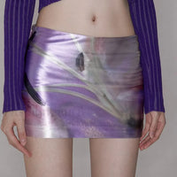 Floral Acetate Fanny Pack Skirt