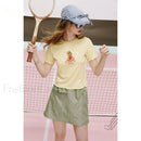 Green Bow Workwear A-Line Skirt
