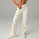 Women's Straight Leg Jogger Trousers – Casual Comfortable Everyday Pants