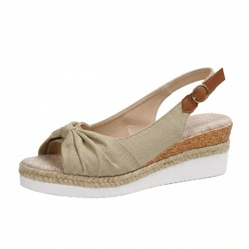 Women's Orthopedic Pointed-Toe Platform Sandals – Stylish Buckle Comfort Shoes
