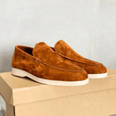Men's Casual Suede Slip-On Loafers – Comfortable Everyday Smart Shoes