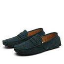 Mens Italian Style Suede Loafers Slip-On – Casual Elegant Shoes