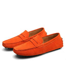 Mens Italian Style Suede Loafers Slip-On – Casual Elegant Shoes