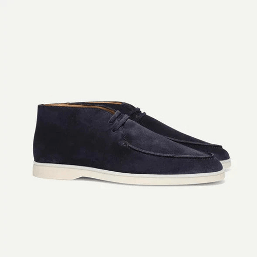 Men's Classic Suede Lace-Up Shoes – Elegant Formal Business Dress Shoes