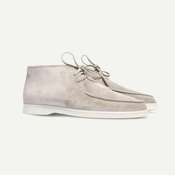 Men's Classic Suede Lace-Up Shoes – Elegant Formal Business Dress Shoes