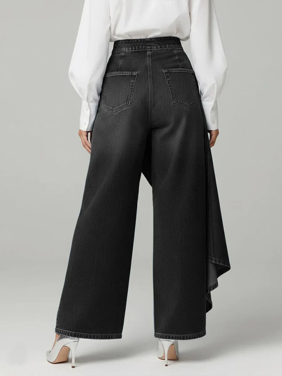 Women's High Waisted Wide Leg Jeans – Relaxed Fit Casual Denim