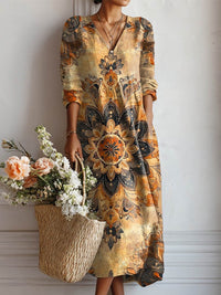 Elegant Women’s Everyday Comfort Dress – Relaxed Fit Casual Easy Wear Style