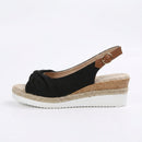 Women's Orthopedic Pointed-Toe Platform Sandals – Stylish Buckle Comfort Shoes