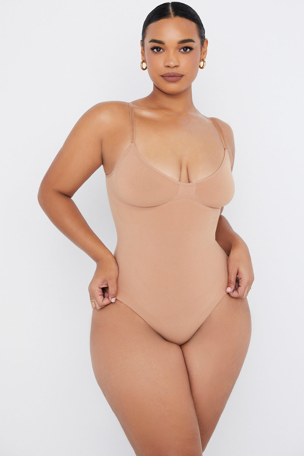 Sculpting Full Brief Bodysuit – Cafe au Lait