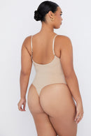 Sculpting Thong Bodysuit – Almond