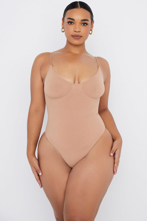 Sculpting Thong Bodysuit – Cafe au Lait