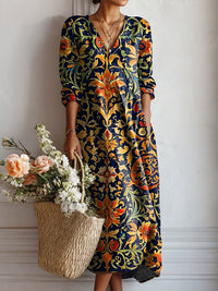 Women’s Everyday Comfort Dress – Relaxed Fit Casual Easy Wear Style