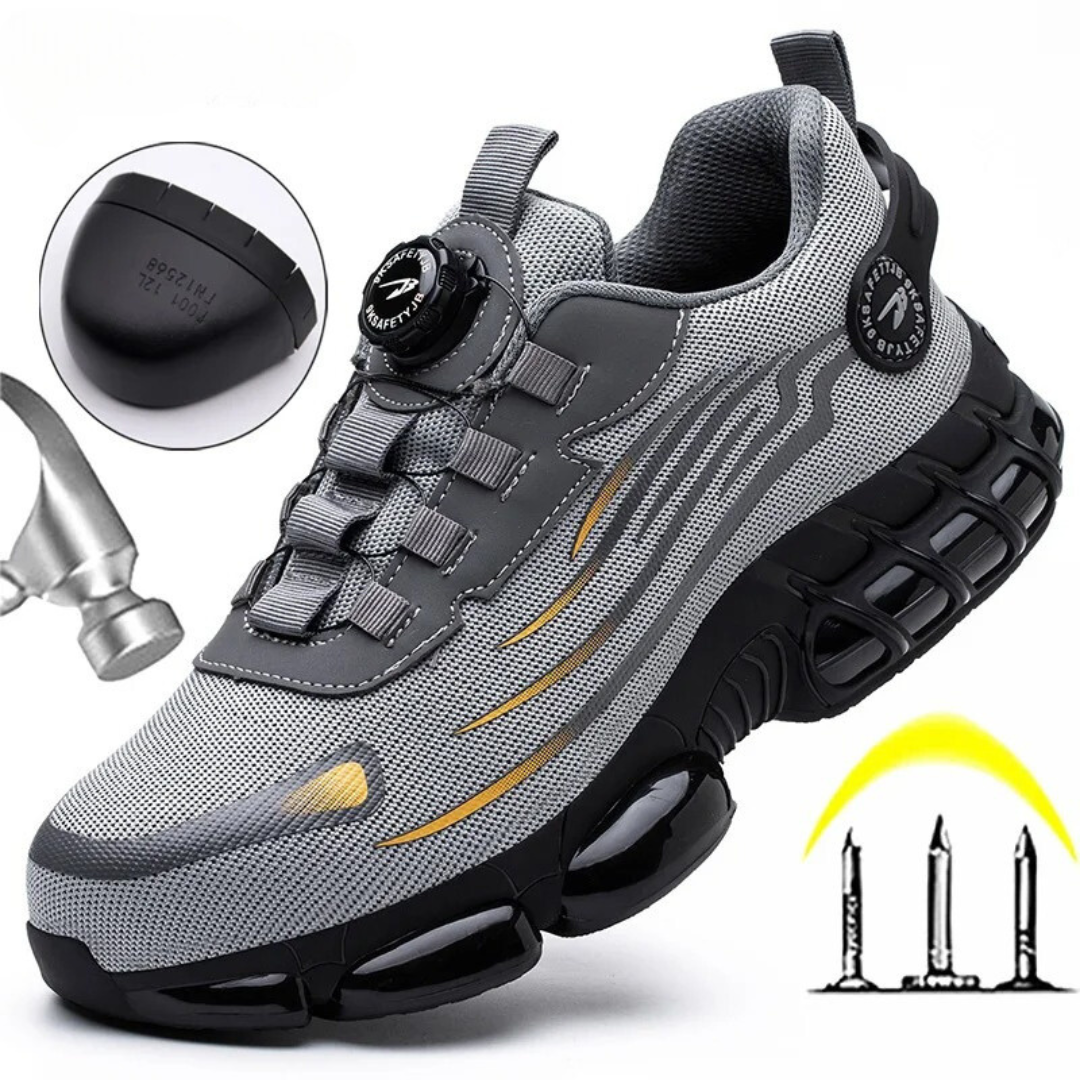 Women's Anti-Puncture Safety Sneakers Steel Toe – Lightweight Work Shoes