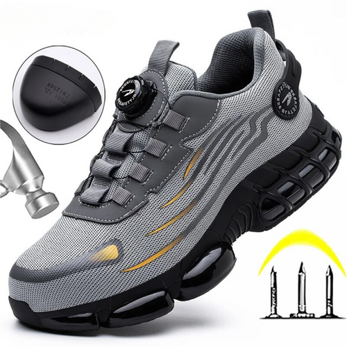 Women's Anti-Puncture Safety Sneakers Steel Toe – Lightweight Work Shoes