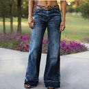 Women's Vintage Wide Leg Jeans – High Waist Loose Denim Pants