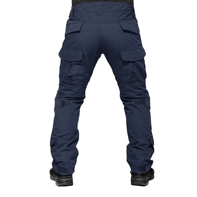 Men’s Multicam Tactical Combat Pants With Knee Pads – Durable Cargo Trousers