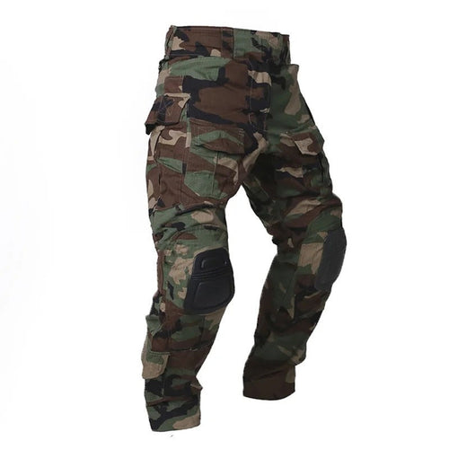 Men’s Multicam Tactical Combat Pants With Knee Pads – Durable Cargo Trousers