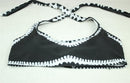 Delia® | Black And White Bandeau Bikini
