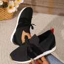 Women's Supportive Slip-On Walking Sneakers – Lightweight Everyday Comfort Shoes